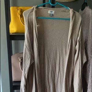 Tan cardigan